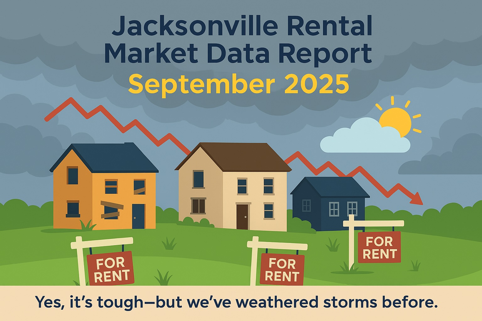 Jacksonville Rental Market Update – October 2025: Why Homes Aren’t Leasing Fast (and What Landlords Can Do About It)”